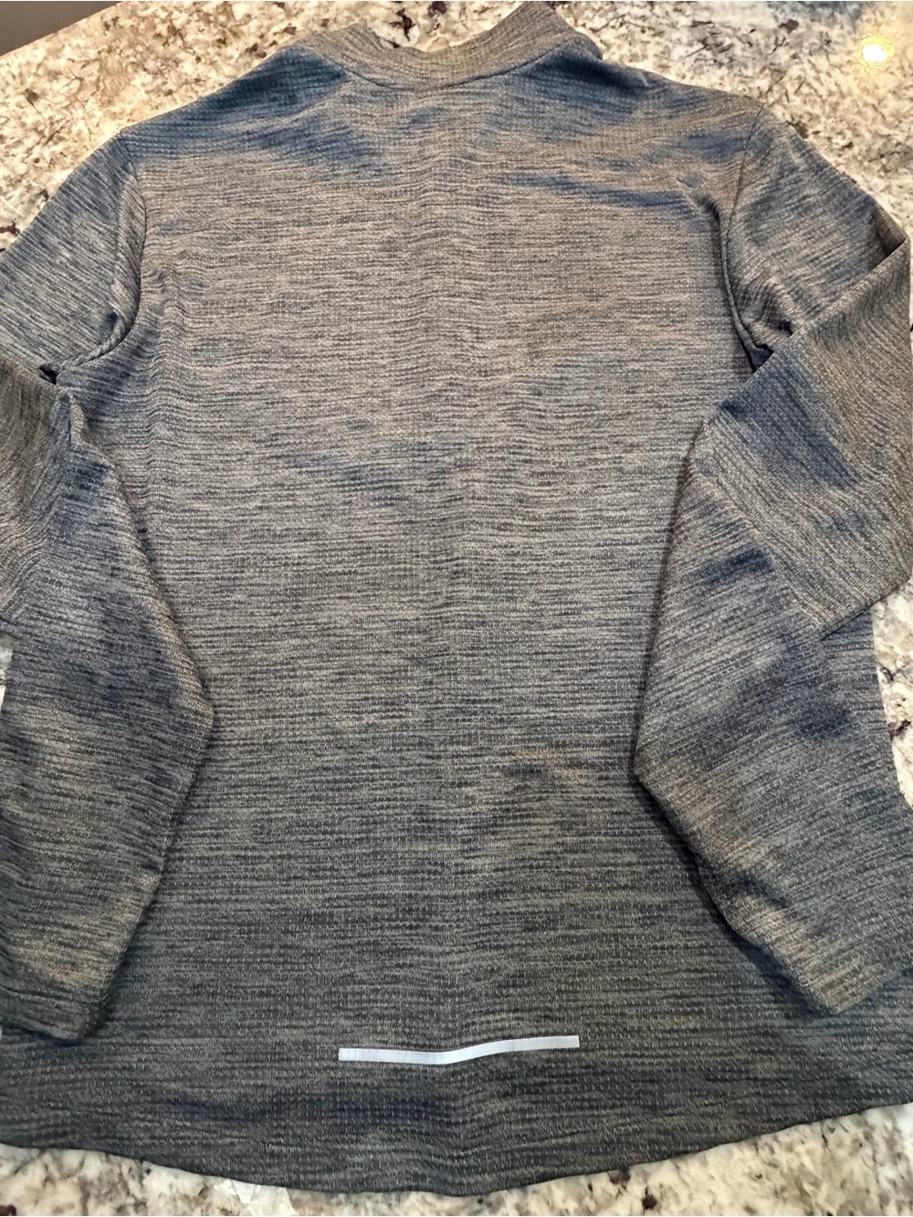 Nike Men’s S Heather Gray Quarter-Zip Pullover - Picture 6 of 8